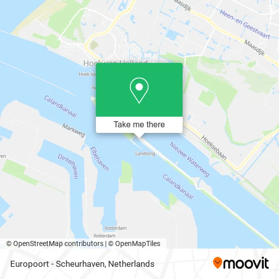 Europoort - Scheurhaven map