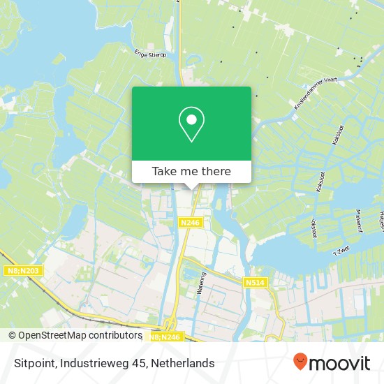 Sitpoint, Industrieweg 45 Karte