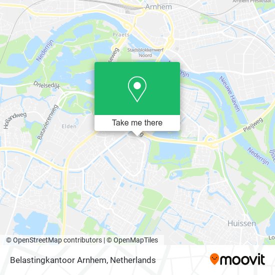 Belastingkantoor Arnhem Karte