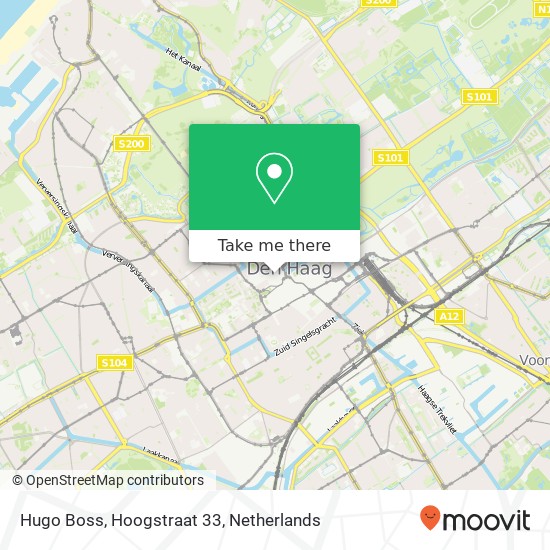 Hugo Boss, Hoogstraat 33 map