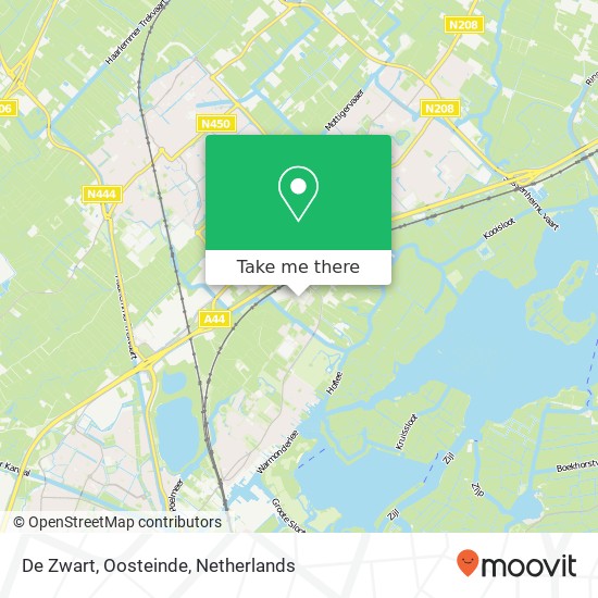 De Zwart, Oosteinde map