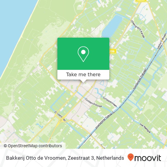 Bakkerij Otto de Vroomen, Zeestraat 3 map