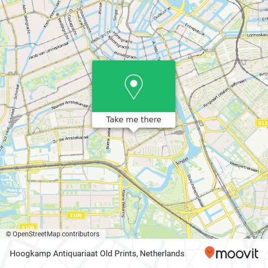 Hoogkamp Antiquariaat Old Prints map