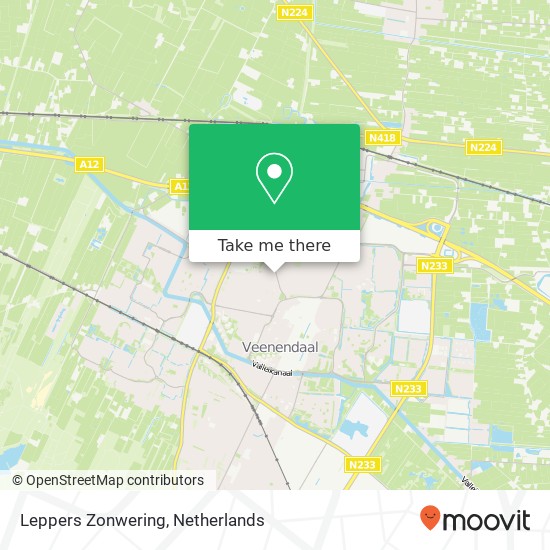 Leppers Zonwering, Nieuweweg 85 map