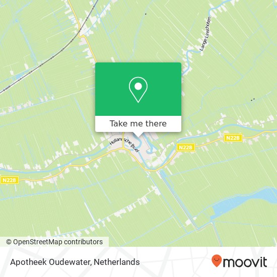 Apotheek Oudewater map