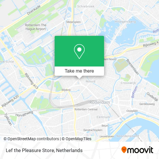 Lef the Pleasure Store map