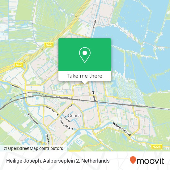 Heilige Joseph, Aalberseplein 2 map