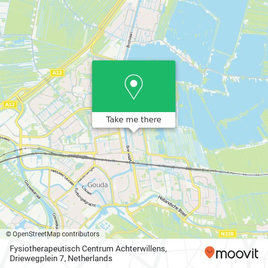 Fysiotherapeutisch Centrum Achterwillens, Driewegplein 7 map