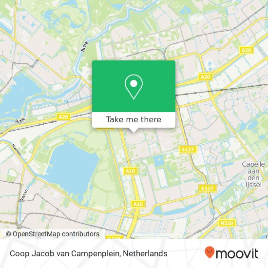 Coop Jacob van Campenplein, Jacob van Campenplein 182 map