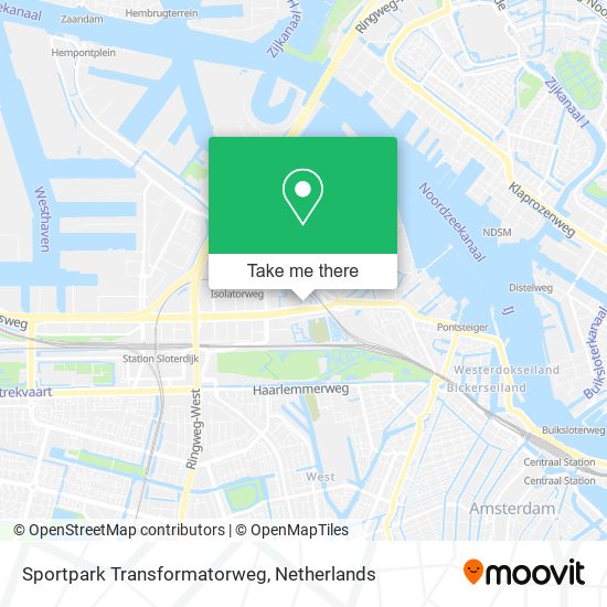 Sportpark Transformatorweg map