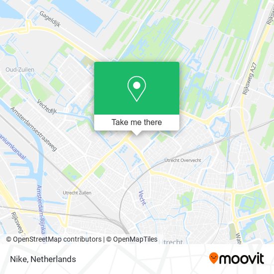how to get to nike in utrecht by bus train or light rail moovit