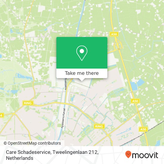 Care Schadeservice, Tweelingenlaan 212 map