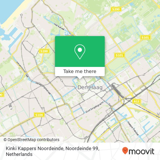 Kinki Kappers Noordeinde, Noordeinde 99 map