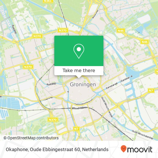 Okaphone, Oude Ebbingestraat 60 map