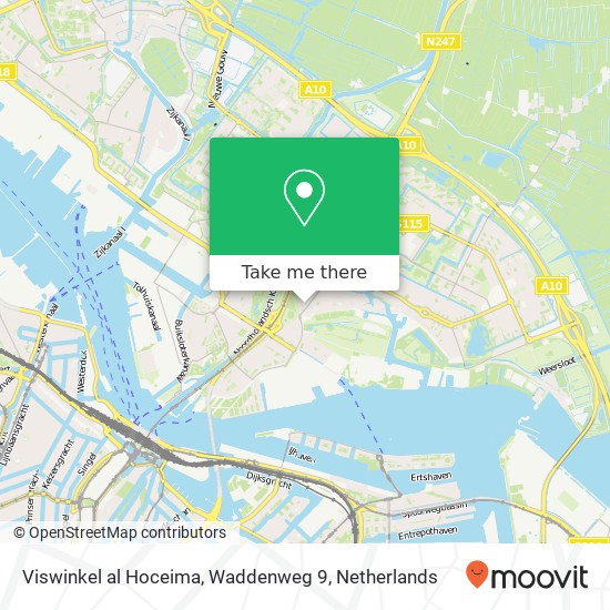 Viswinkel al Hoceima, Waddenweg 9 map