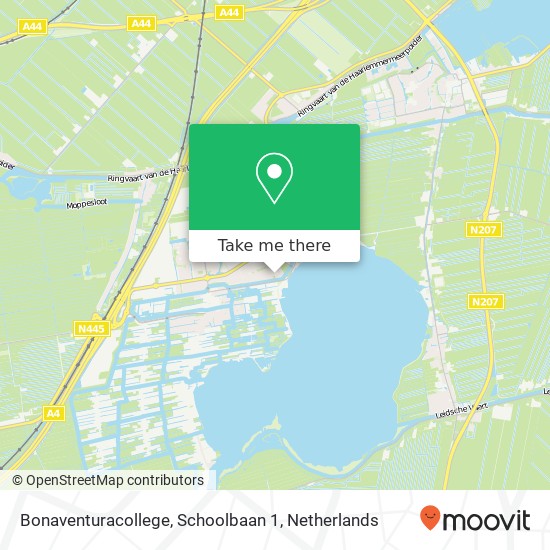 Bonaventuracollege, Schoolbaan 1 map