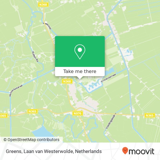 Greens, Laan van Westerwolde map