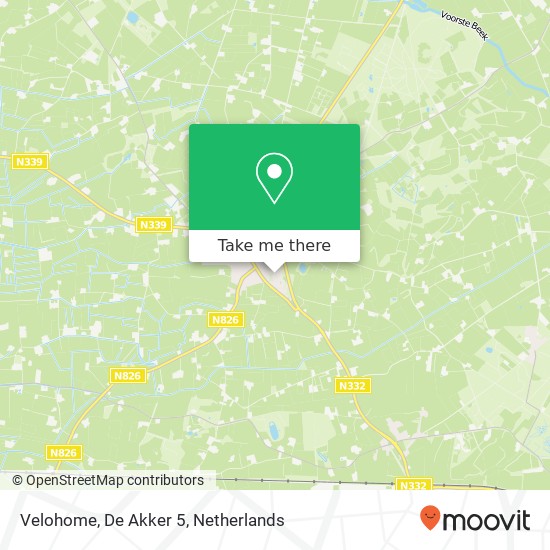 Velohome, De Akker 5 map