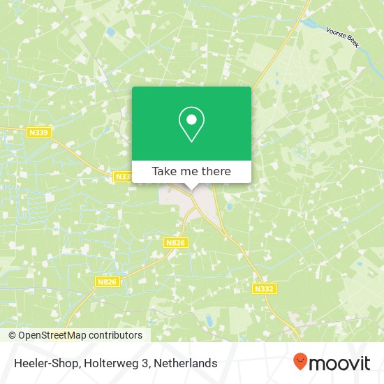 Heeler-Shop, Holterweg 3 map