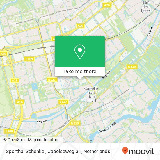 Sporthal Schenkel, Capelseweg 31 map