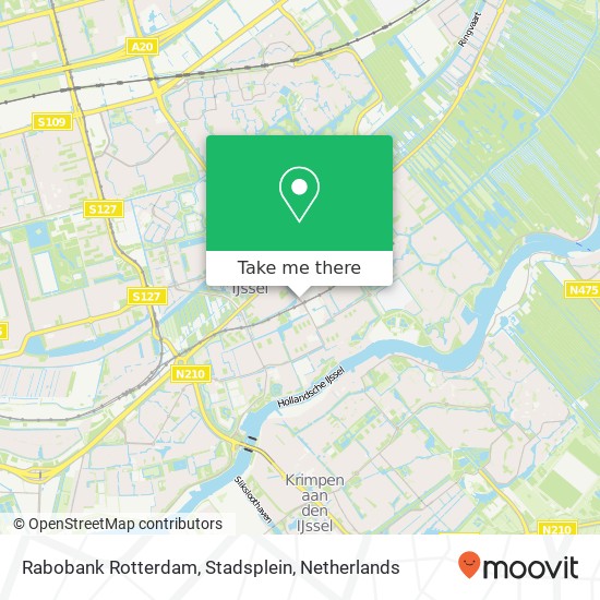 Rabobank Rotterdam, Stadsplein map