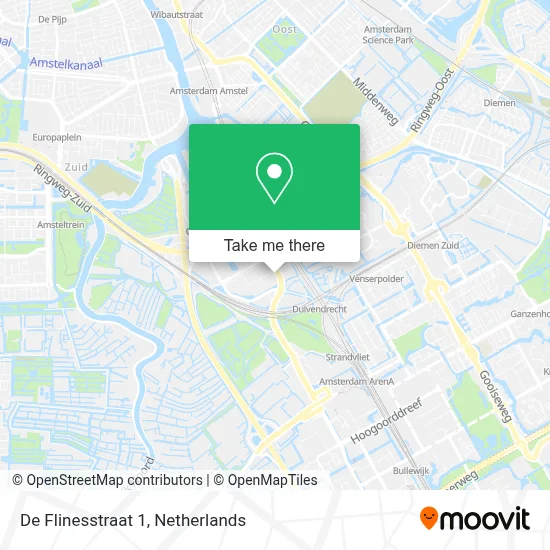De Flinesstraat 1 map