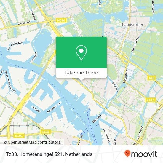 Tz03, Kometensingel 521 map