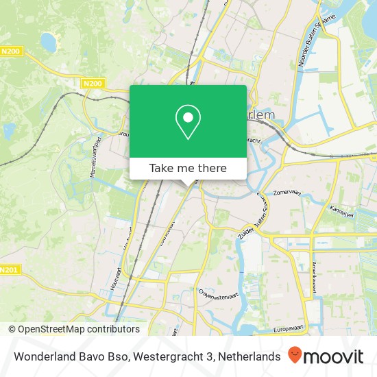 Wonderland Bavo Bso, Westergracht 3 map