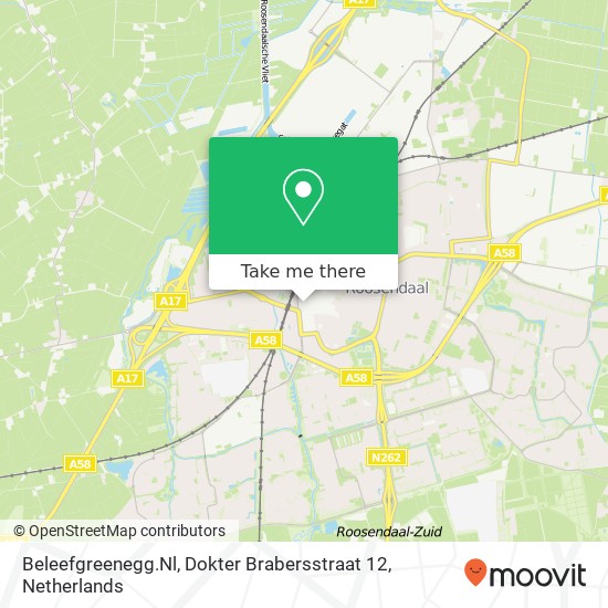 Beleefgreenegg.Nl, Dokter Brabersstraat 12 map