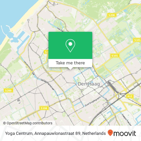 Yoga Centrum, Annapauwlonastraat 89 Karte