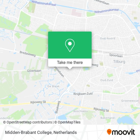 Midden-Brabant College Karte