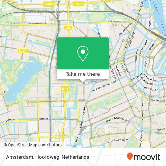 Amsterdam, Hoofdweg map