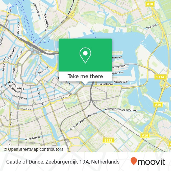 Castle of Dance, Zeeburgerdijk 19A map
