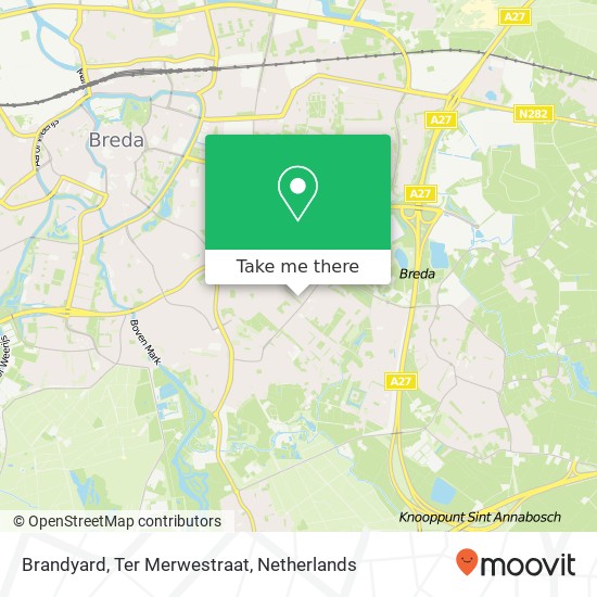 Brandyard, Ter Merwestraat map