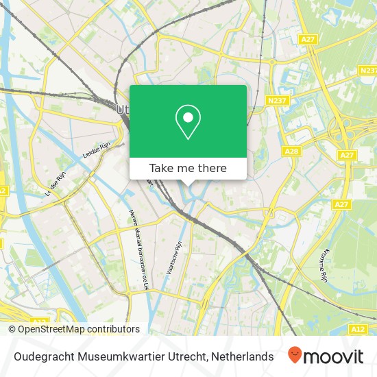 Oudegracht Museumkwartier Utrecht, Oudegracht 399 map