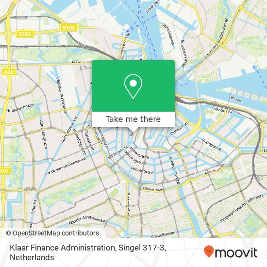 Klaar Finance Administration, Singel 317-3 map