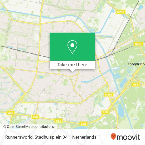 Runnersworld, Stadhuisplein 341 map