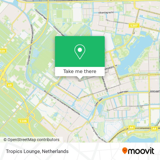 Tropics Lounge map