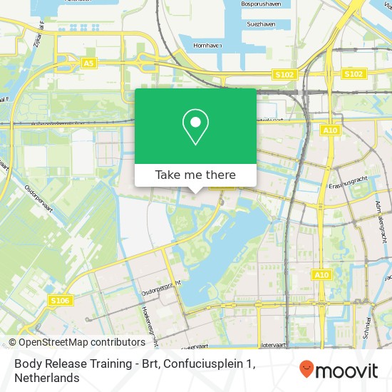Body Release Training - Brt, Confuciusplein 1 map