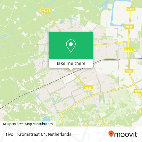 Tivoli, Kromstraat 64 map