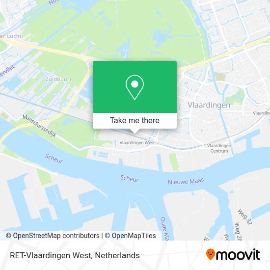 RET-Vlaardingen West map