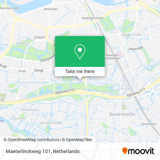 Maeterlinckweg 101 map