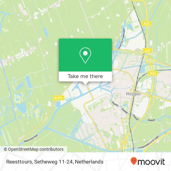 Reesttours, Setheweg 11-24 map