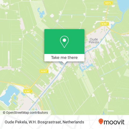 Oude Pekela, W.H. Bosgrastraat map