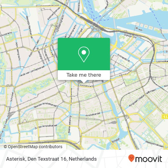 Asterisk, Den Texstraat 16 map