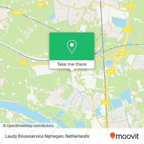 Laudy Bouwservice Nijmegen map