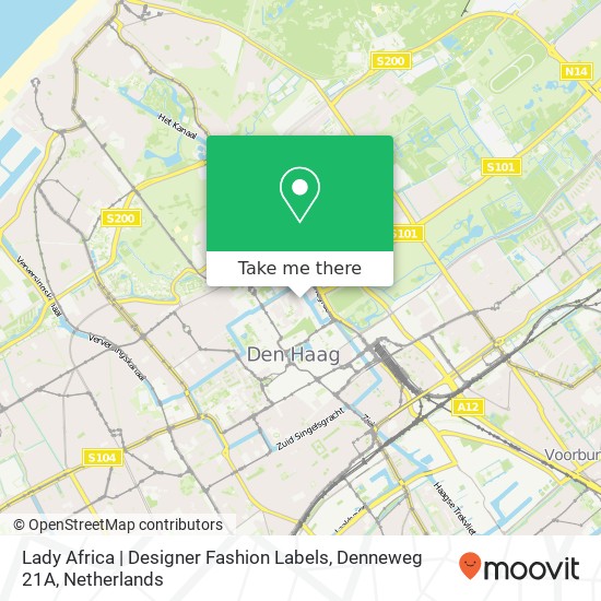 Lady Africa | Designer Fashion Labels, Denneweg 21A map