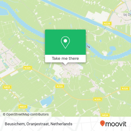 Beusichem, Oranjestraat map