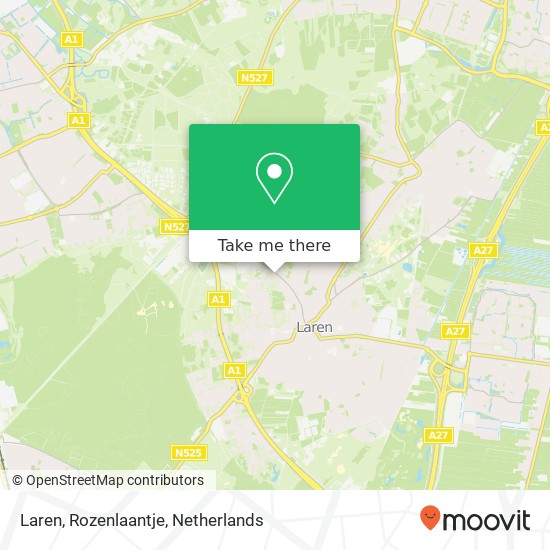 Laren, Rozenlaantje map