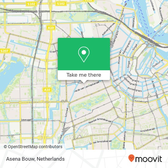 Asena Bouw map